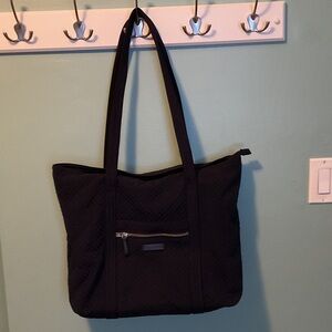Vera Bradley Black Quilted Tote Bag